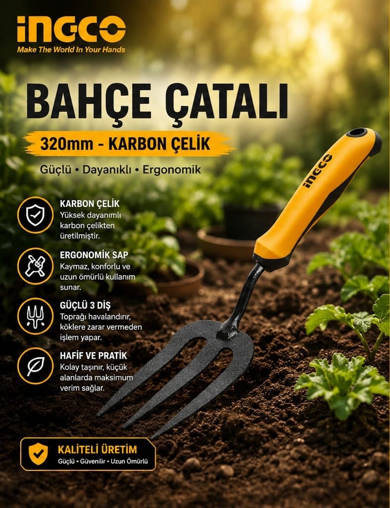 İngco Metal Bahçe Çatalı