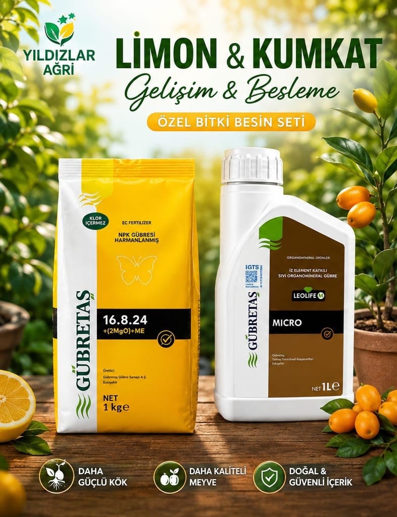 Limon & Kumkat Gelişim - Besleme Seti  (16.8.24+ME+Leolife-M Micro)