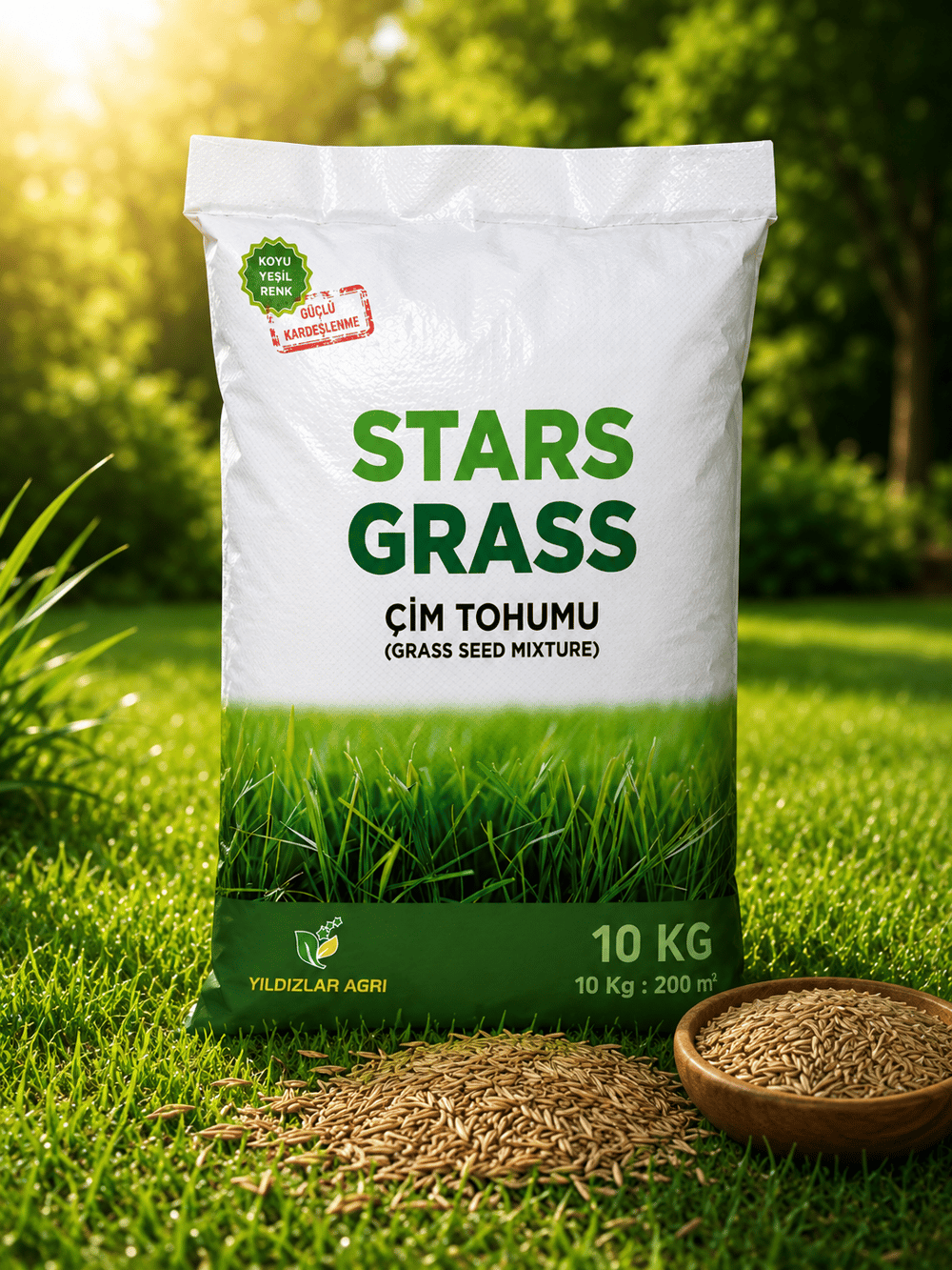 STAR GRASS 6'lı Karışım Çim Tohumu 10 Kg 