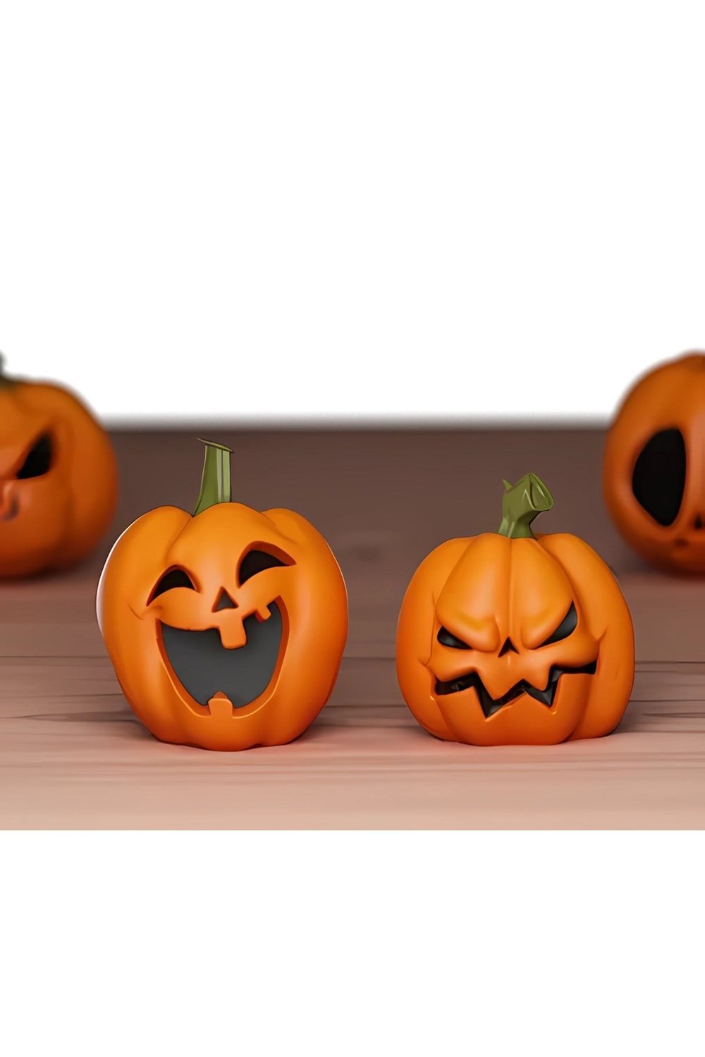 2 Adet Balkabağı Pumpkin Figürü Halloween