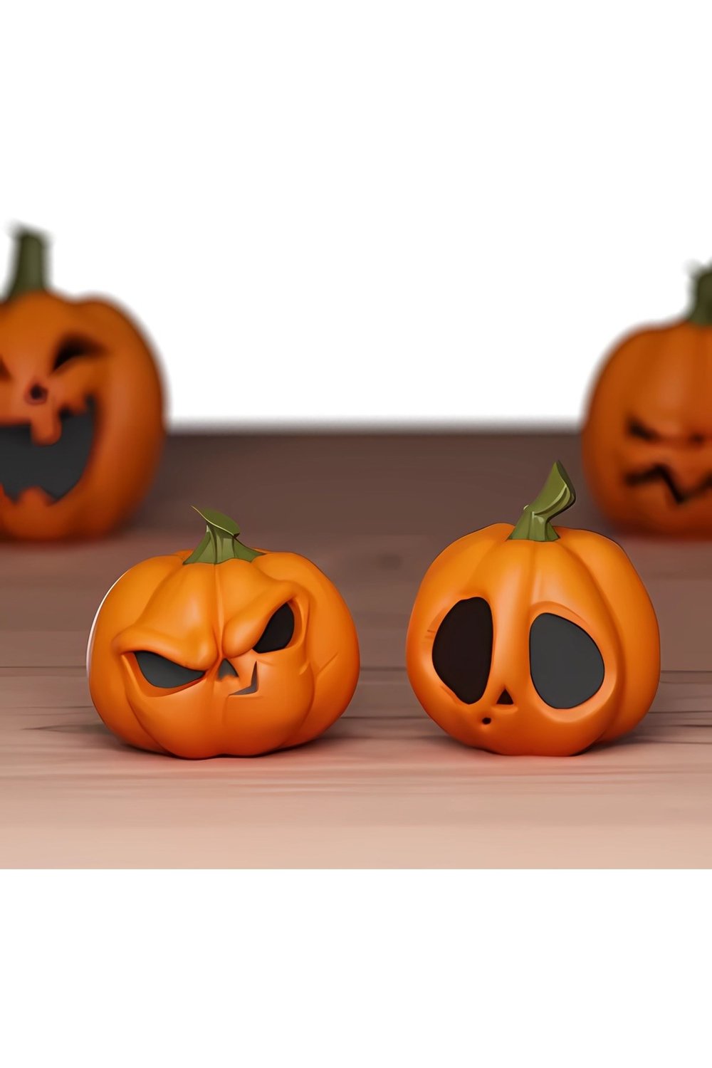 2 Adet Balkabağı Pumpkin Figürü Halloween