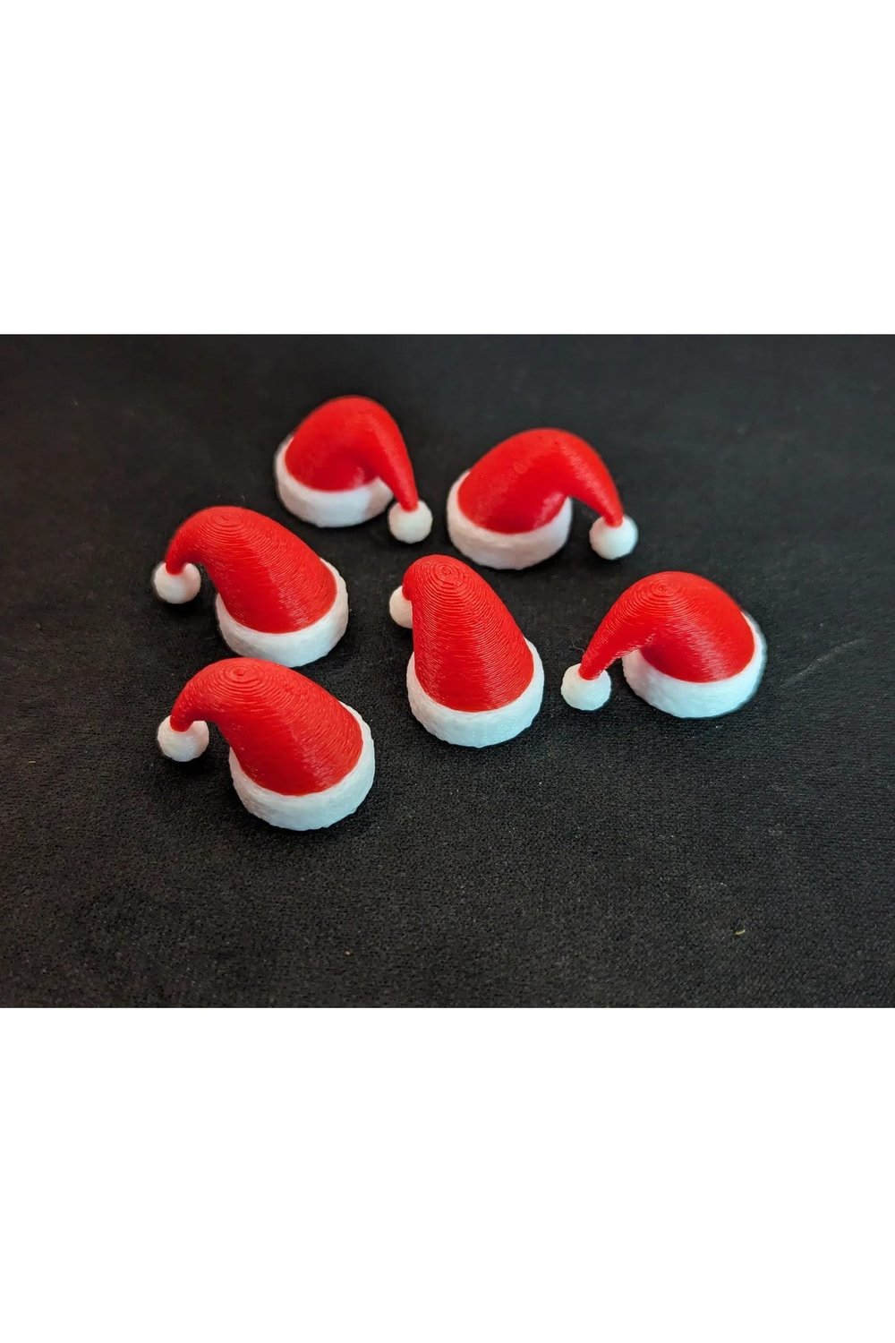 6 adet mini yılbaşı noel baba şapkası