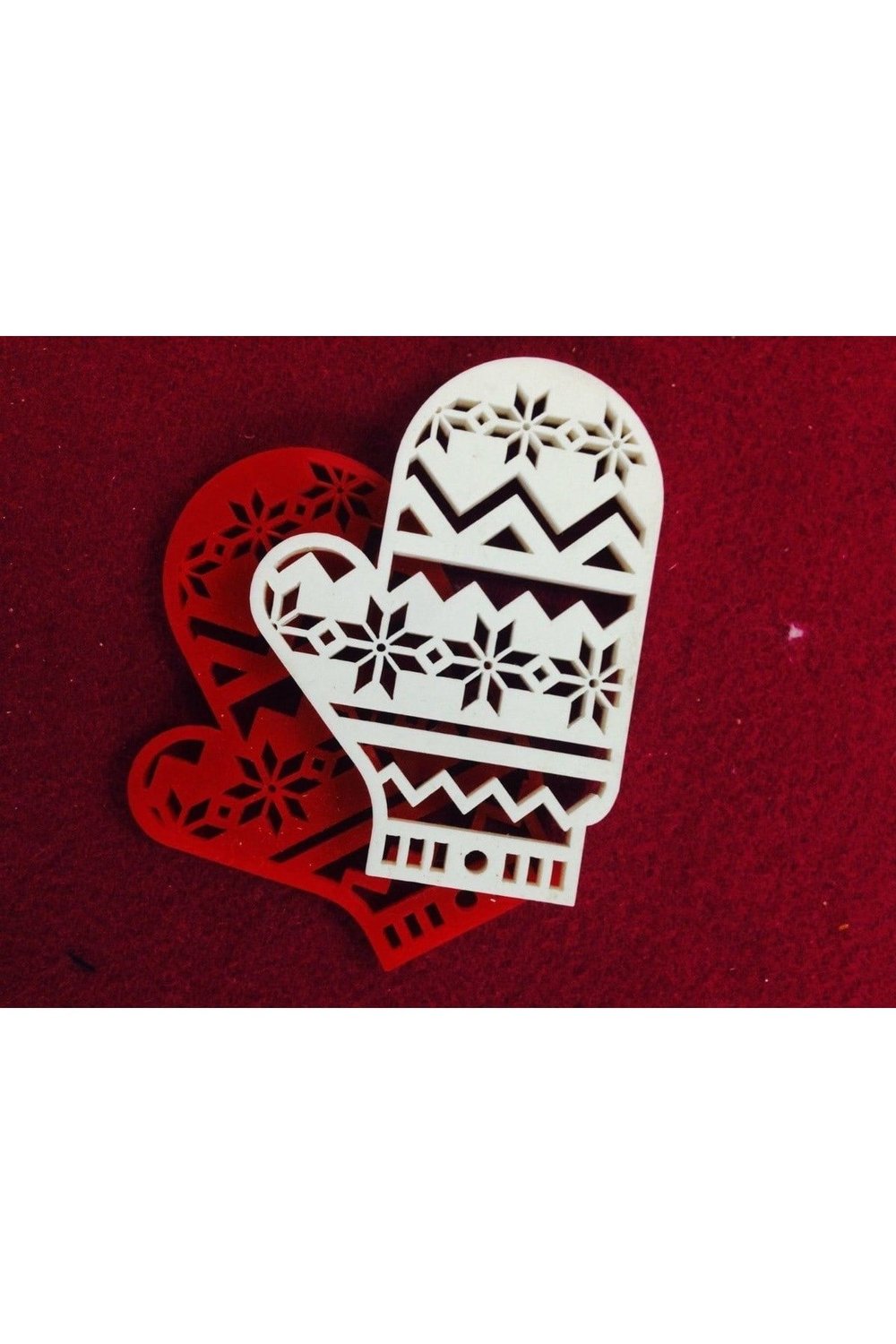 6 Adet Yılbaşı Çam Ağacı Süsü - 6 cm