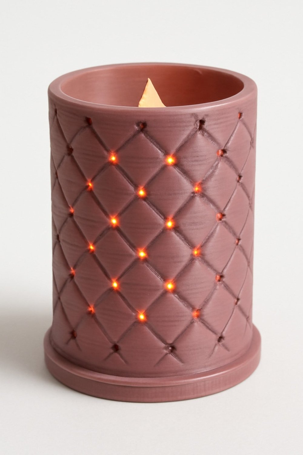 Dekoratif Aydınlatma Mumluk Minder Mumluk Plastiktir. Tea Light Mum Dahildir.