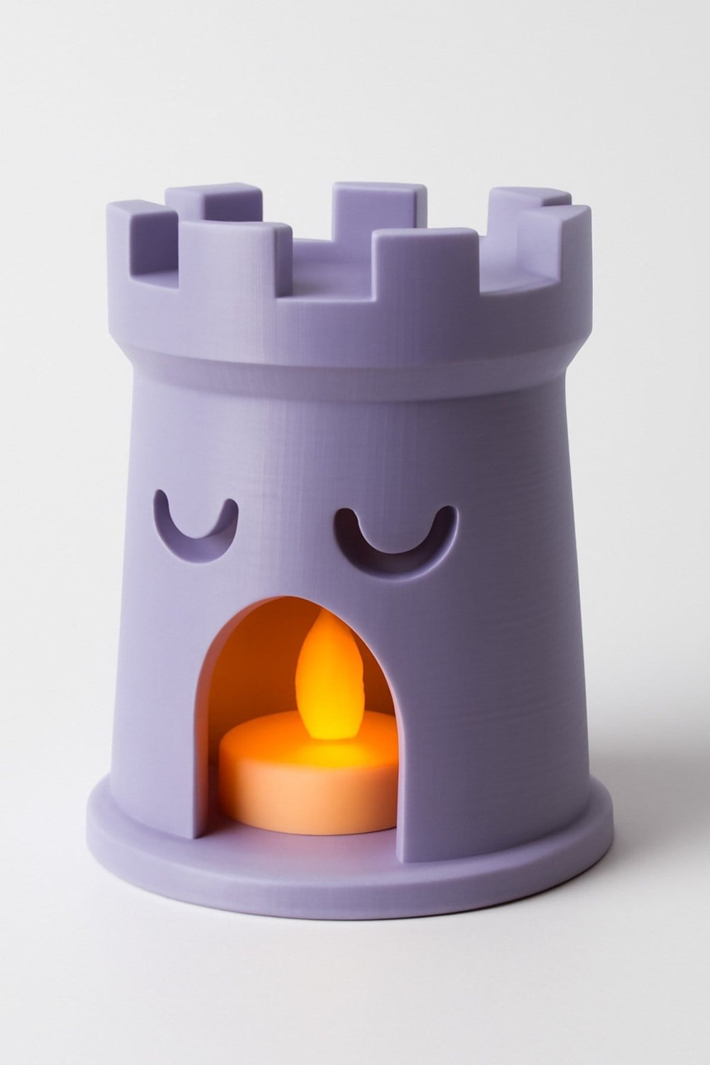 Dekoratif Aydınlatma Mumluk Şirin Kale Mumluk Plastiktir. Tea Light Mum Dahildir.