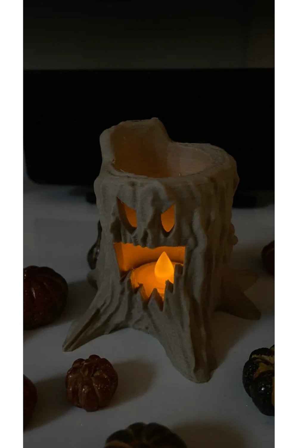 Halloween Ağaç Mumluk