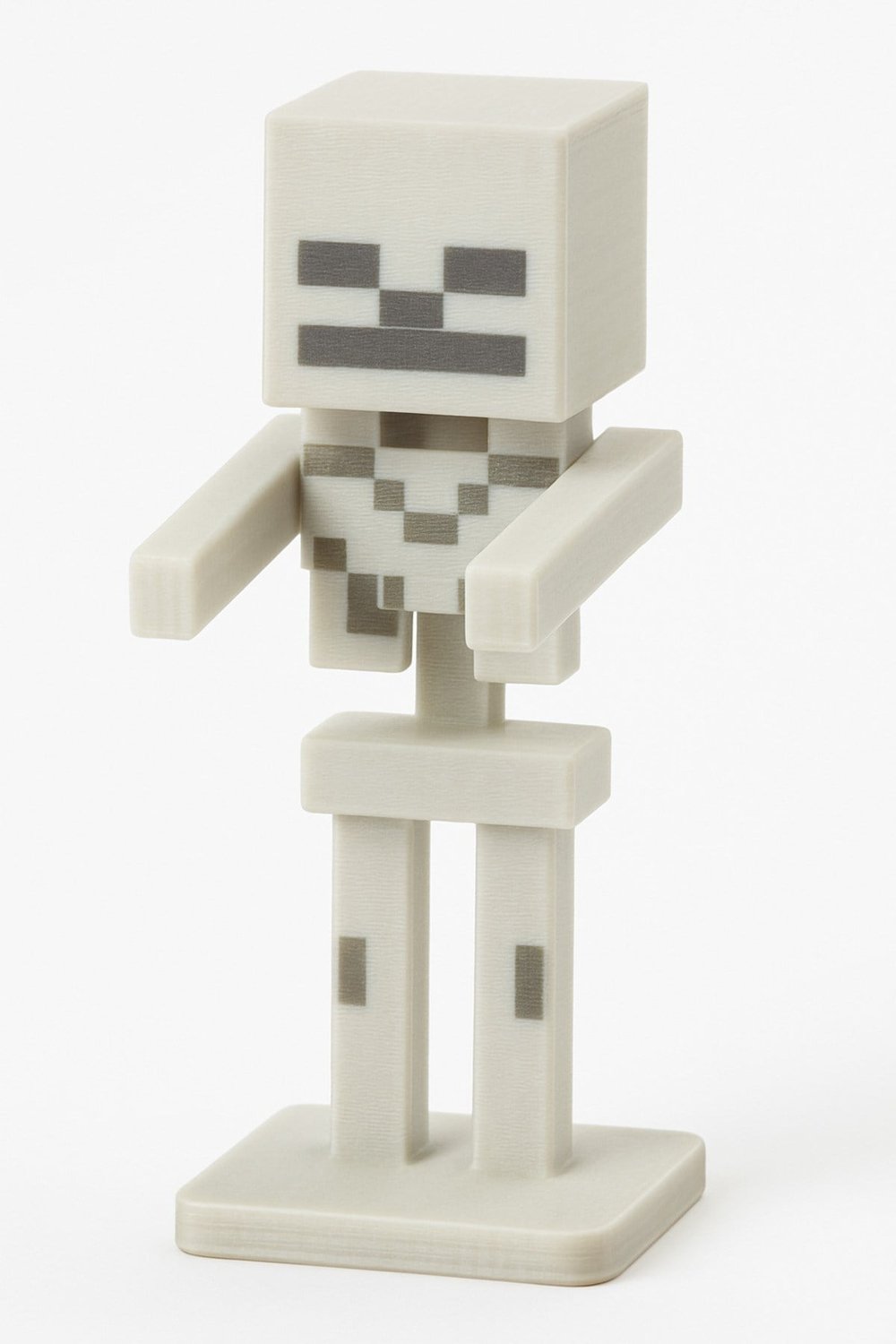 Minecraft Skeleton Pasta Süsü Figürü Doğum Günü 3D Baskı