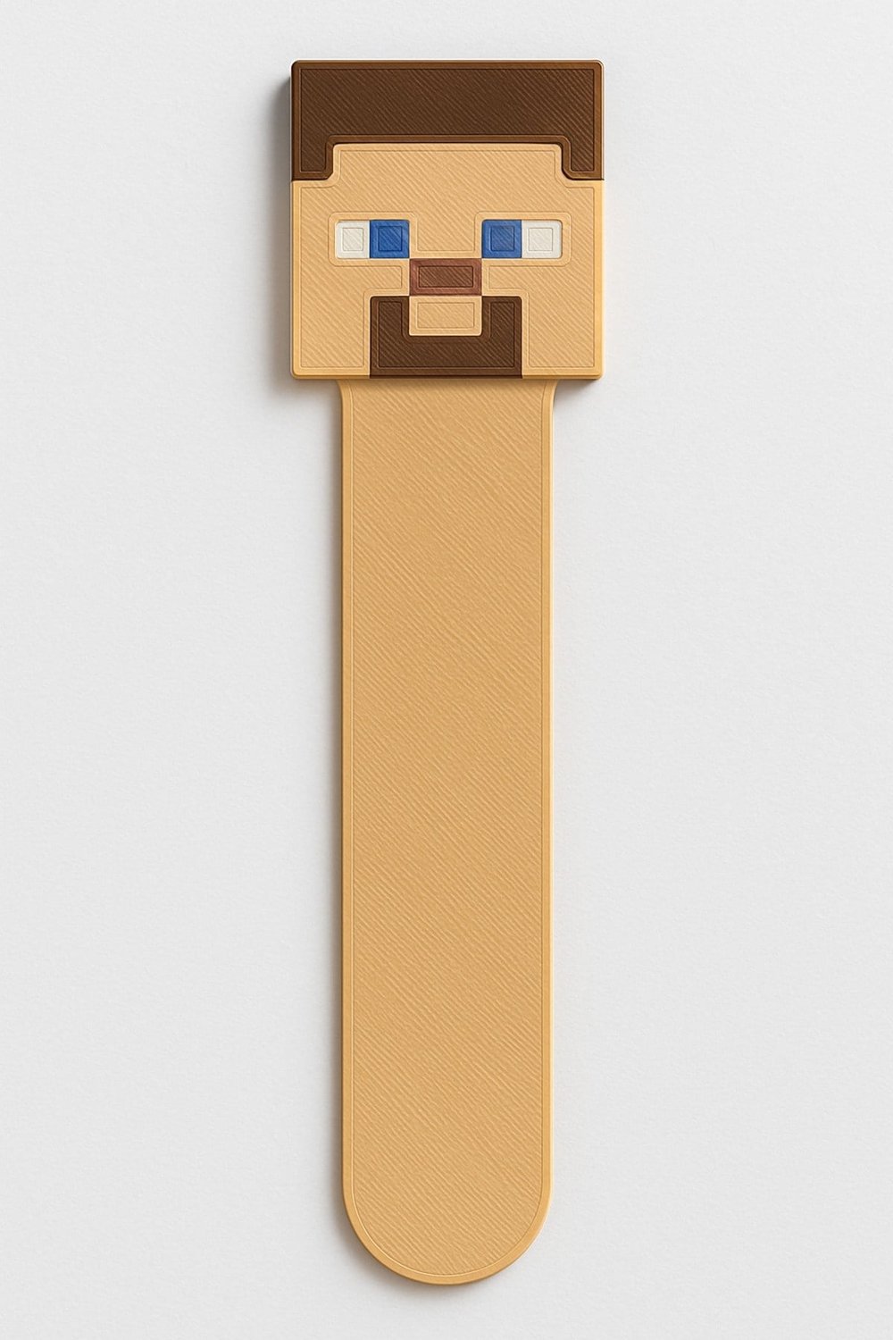 Minecraft Steve Yüzü Kitap Ayıracı 3D Baskı Plastik