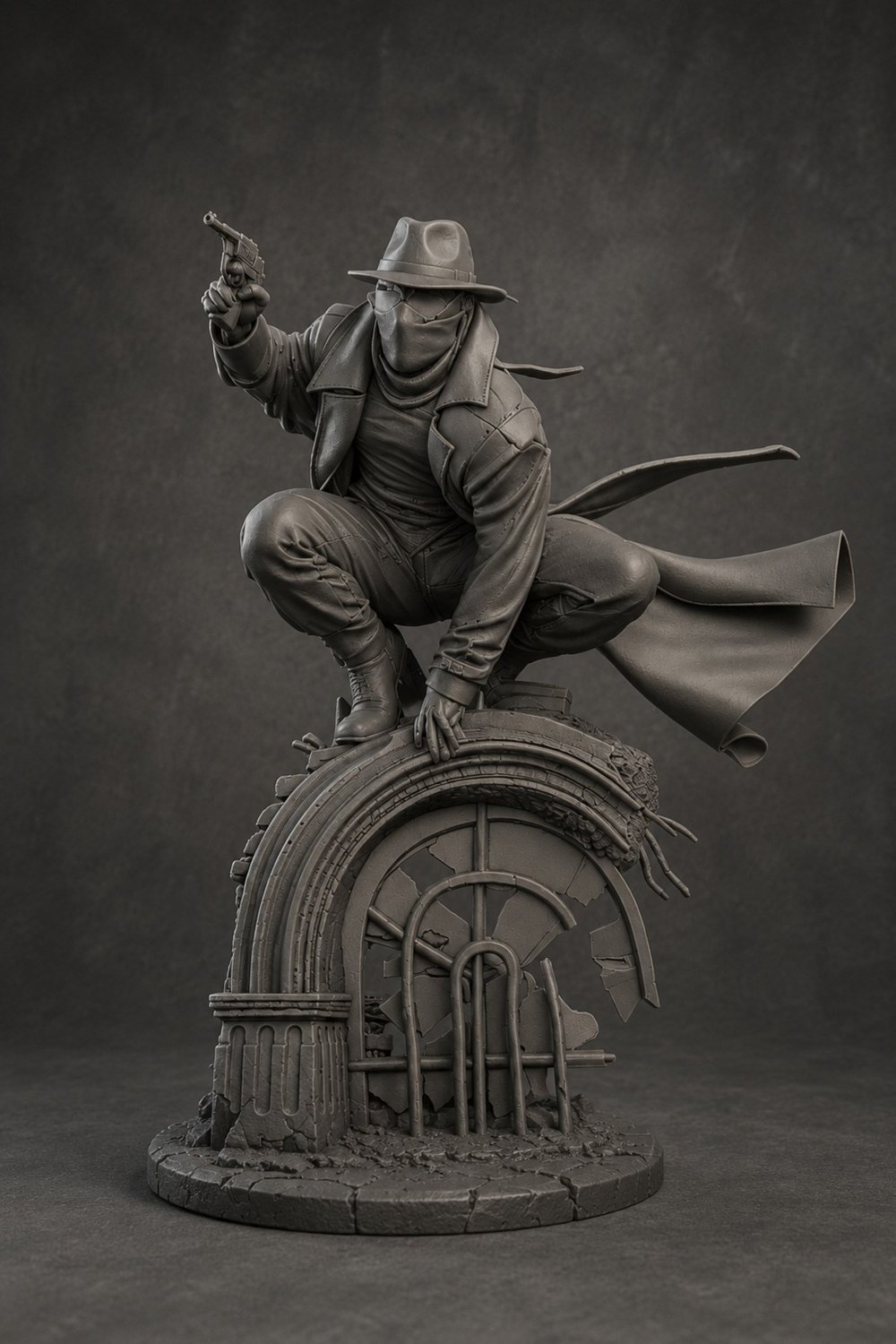 Spider-Man Noir Figürü Örümcek Adam Dekoratif Obje