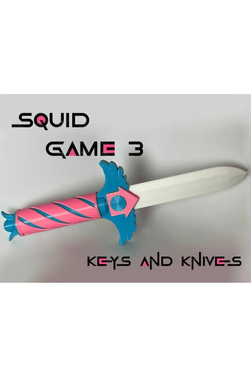 Squid Game 3 Bıçak Figürü 22 cm-Knife