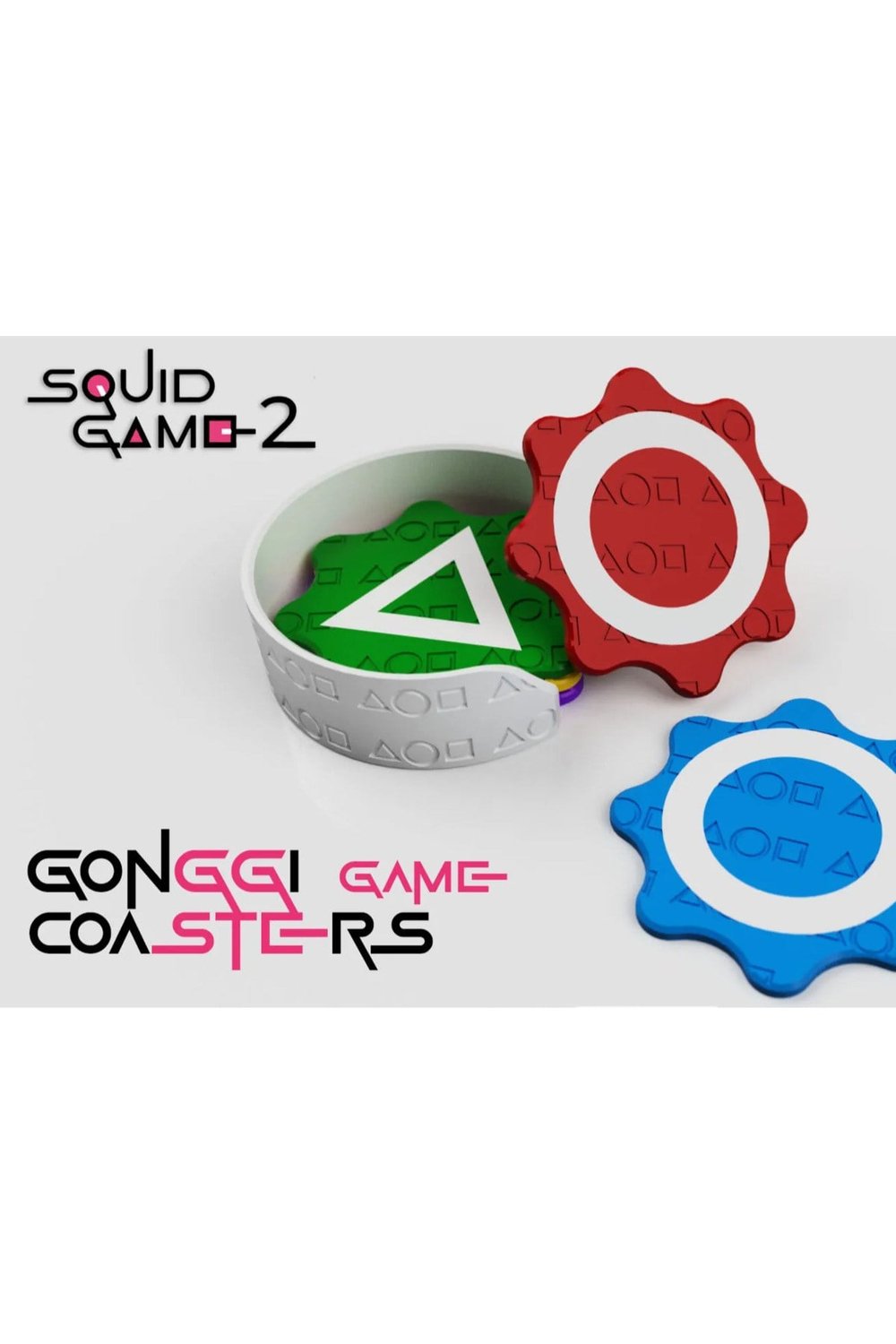 Squid Game Bardak Altlığı