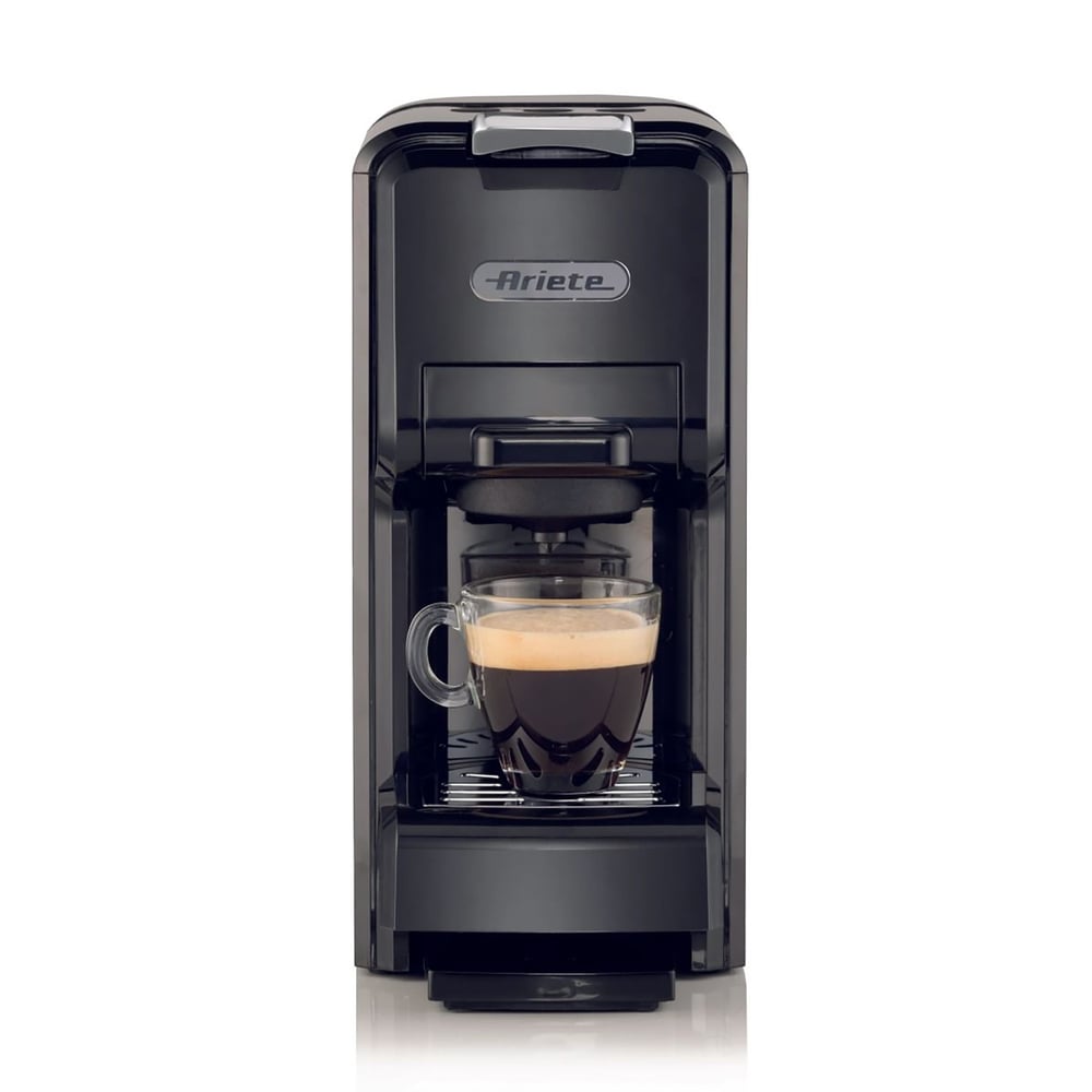 Ariete Çok Fonksiyonlu Kapsül, Pod ve Öğütülmüş Kahve 4in1 Espresso Makinesi Siyah 1304/11