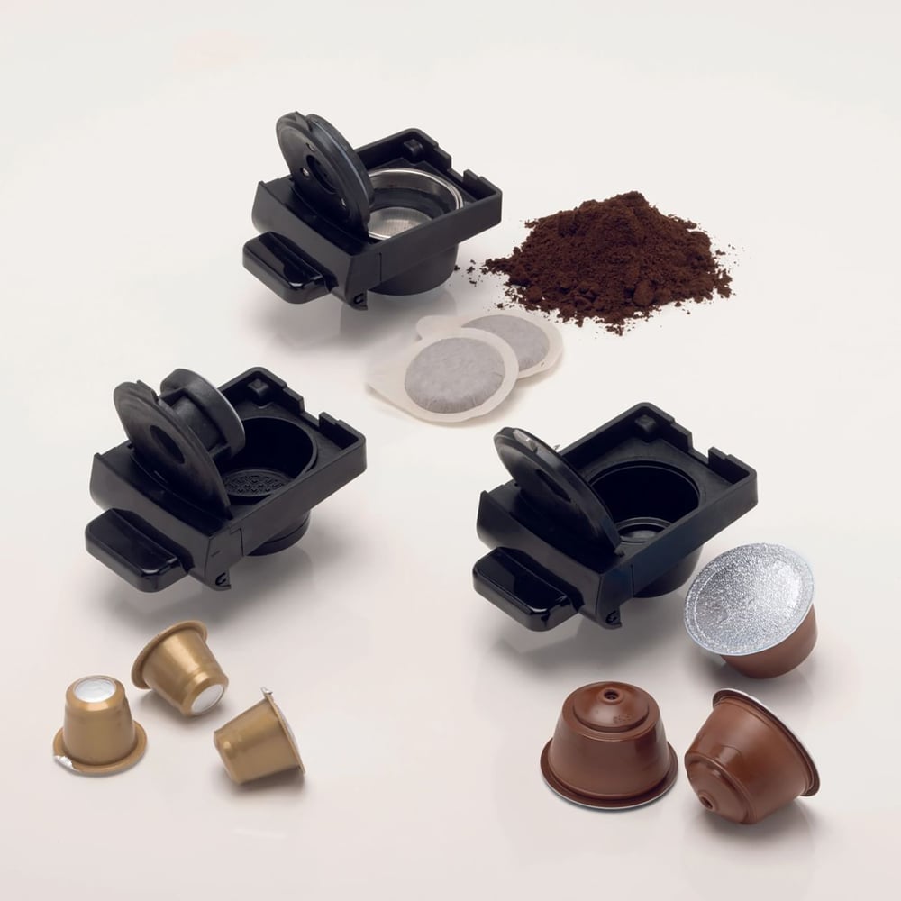 Ariete Çok Fonksiyonlu Kapsül, Pod ve Öğütülmüş Kahve 4in1 Espresso Makinesi Siyah 1304/11