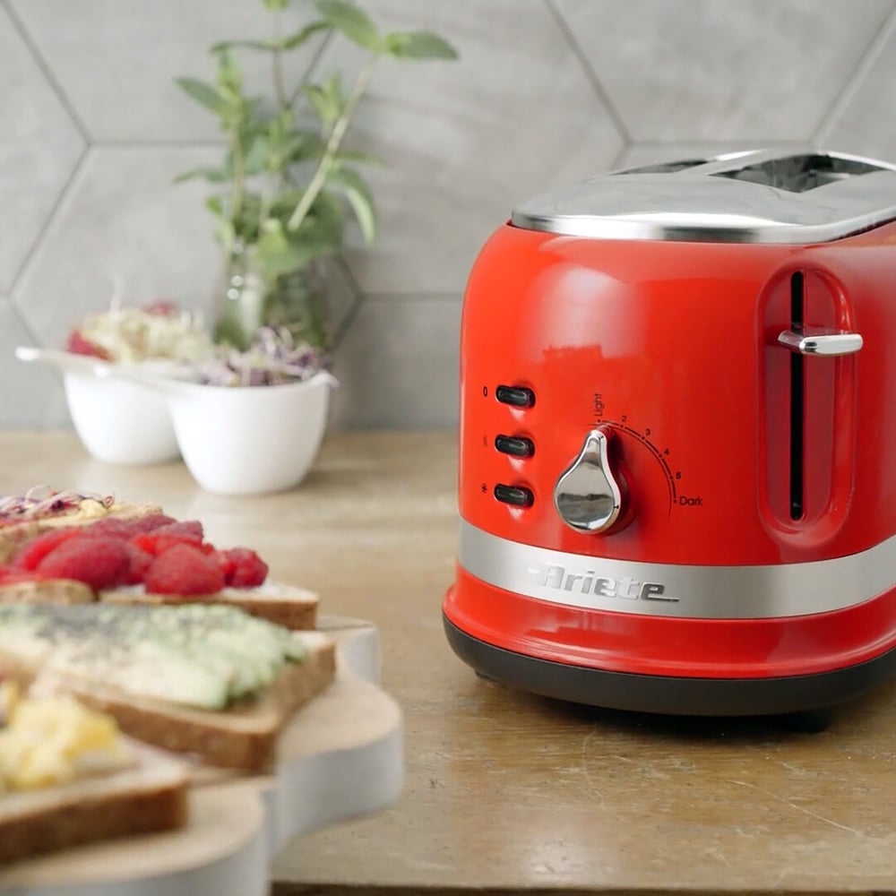 Ariete Moderna Ekmek Kızartma Makinesi-Kırmızı 0149/10