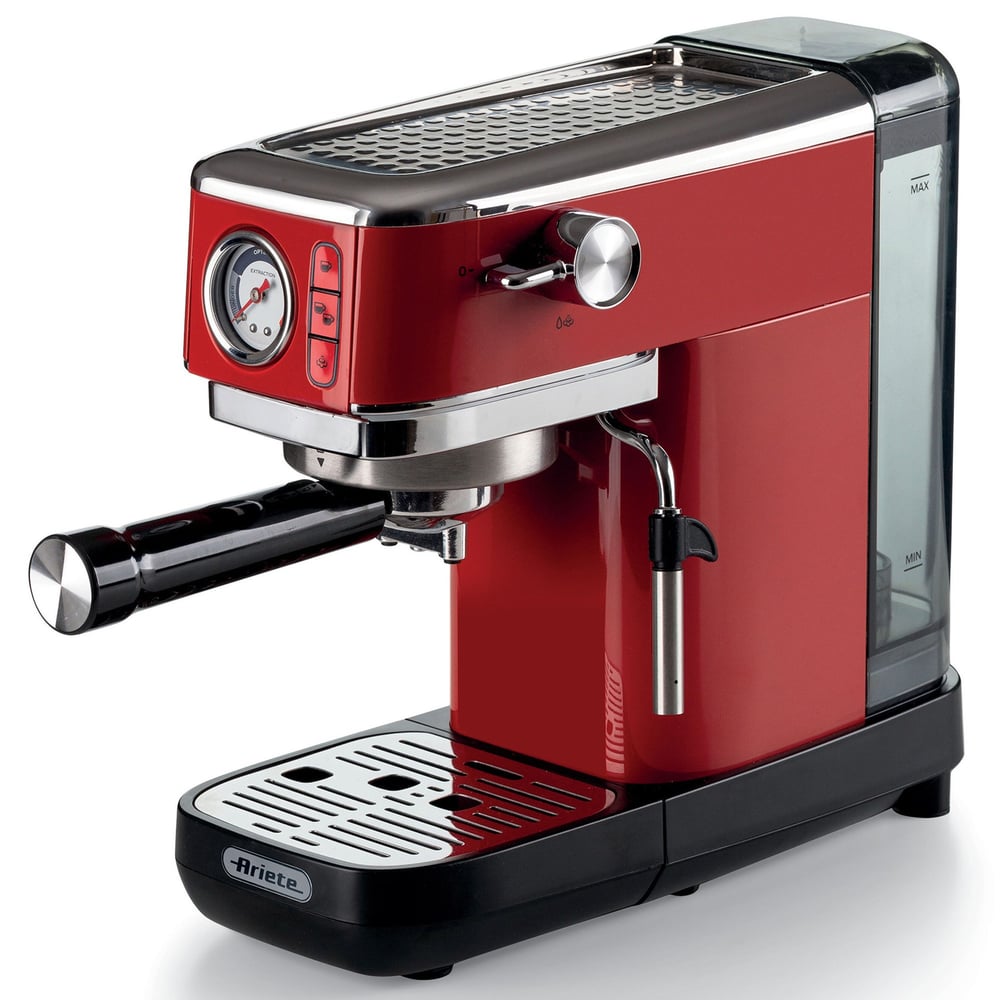 Ariete Moderna Espresso Slim Kahve Makinesi Kırmızı 1381/13