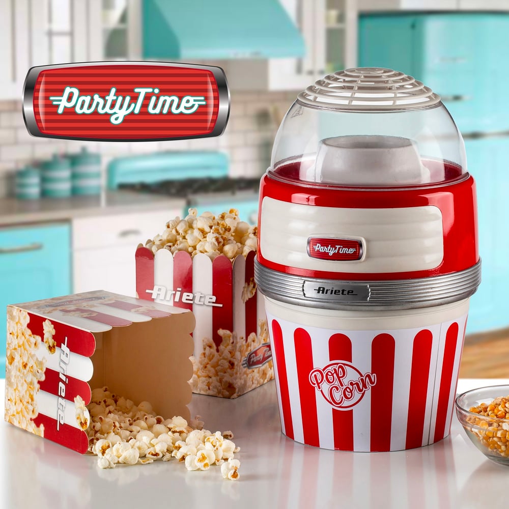 Ariete Party Time Servis Mısır Patlatma Makinesi - Kırmızı 2957/0