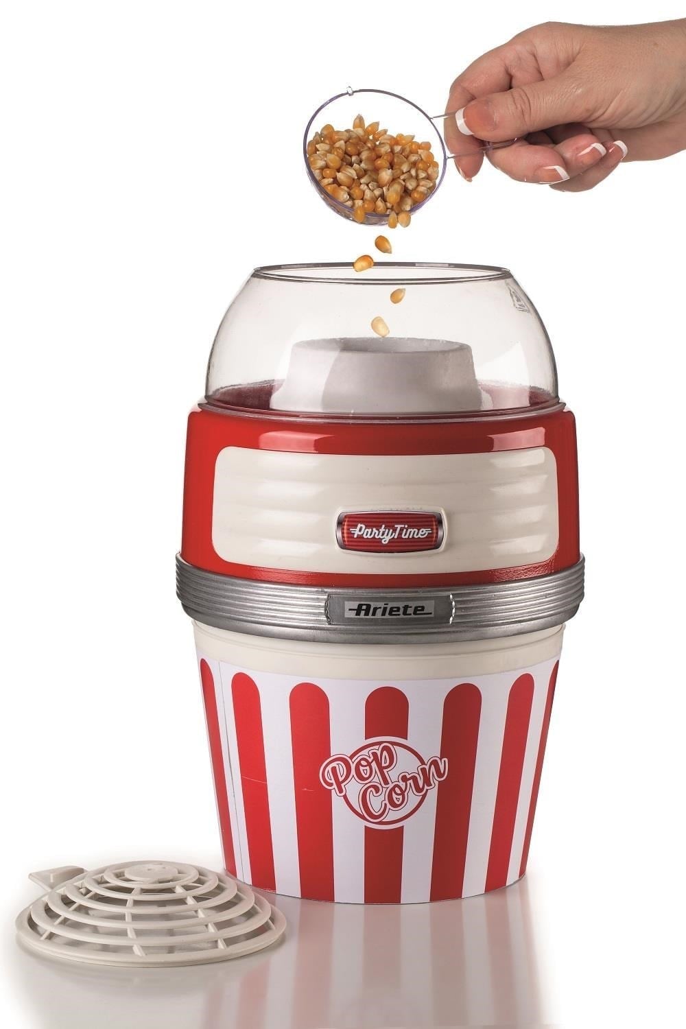 Ariete Party Time Servis Mısır Patlatma Makinesi - Kırmızı 2957/0