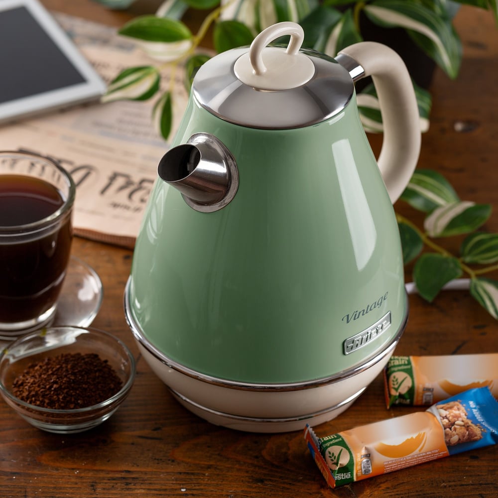 Ariete Vintage 1,7L Su Isıtıcı - Yeşil 2869/04