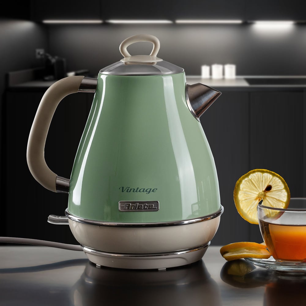 Ariete Vintage 1,7L Su Isıtıcı - Yeşil 2869/04