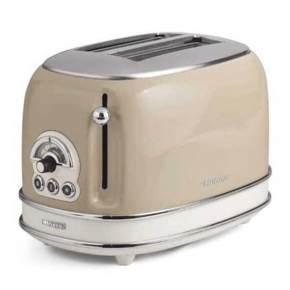 Ariete Vintage Ekmek Kızartma Makinesi - 2 Dilim, Bej 0155/03