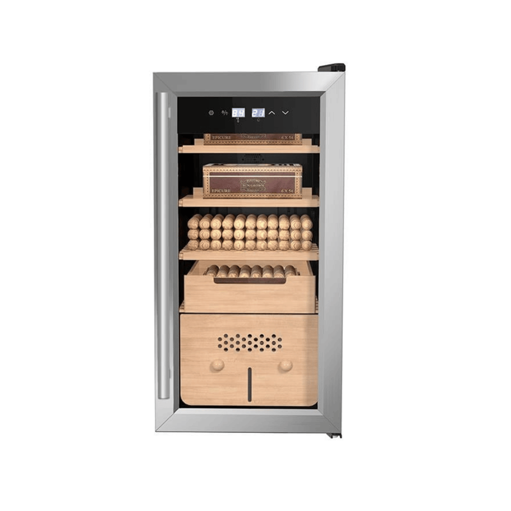 Berfmann Cedro Elektronik Humidor Puro Dolabı (315 Puro Kapasiteli) - BFC315-SG