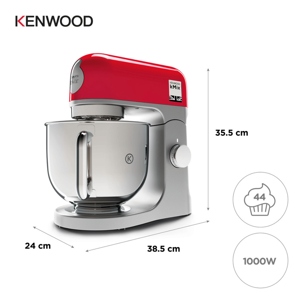 Kenwood kMix Mutfak Şefi Stand Mikser 1000W 5 Lt KMX750RD