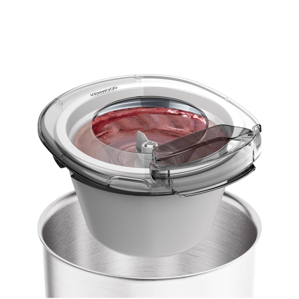 Kenwood Titanium Chef Baker XL Mutfak Şefi Stand Mikser 7 Lt Geniş Hazne Beyaz KVL65.001WH + KAX71.000WH Dondurma Aparatı Hediyeli