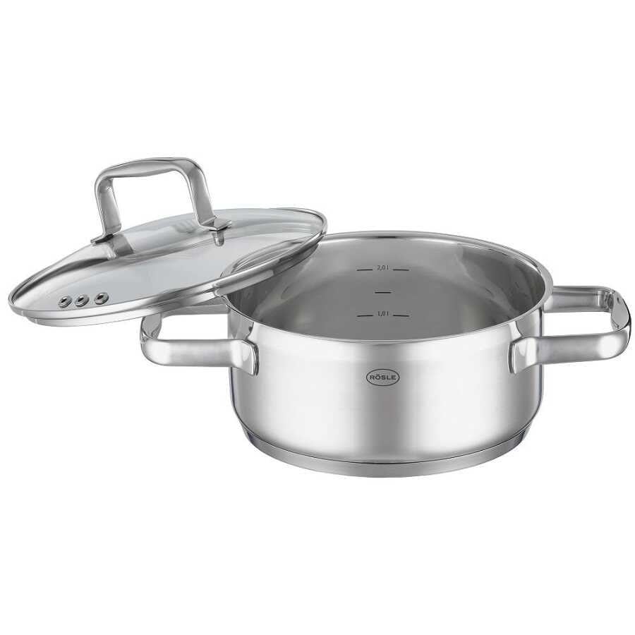Rösle Charm Kısa Tencere Paslanmaz Çelik 20 cm 91934