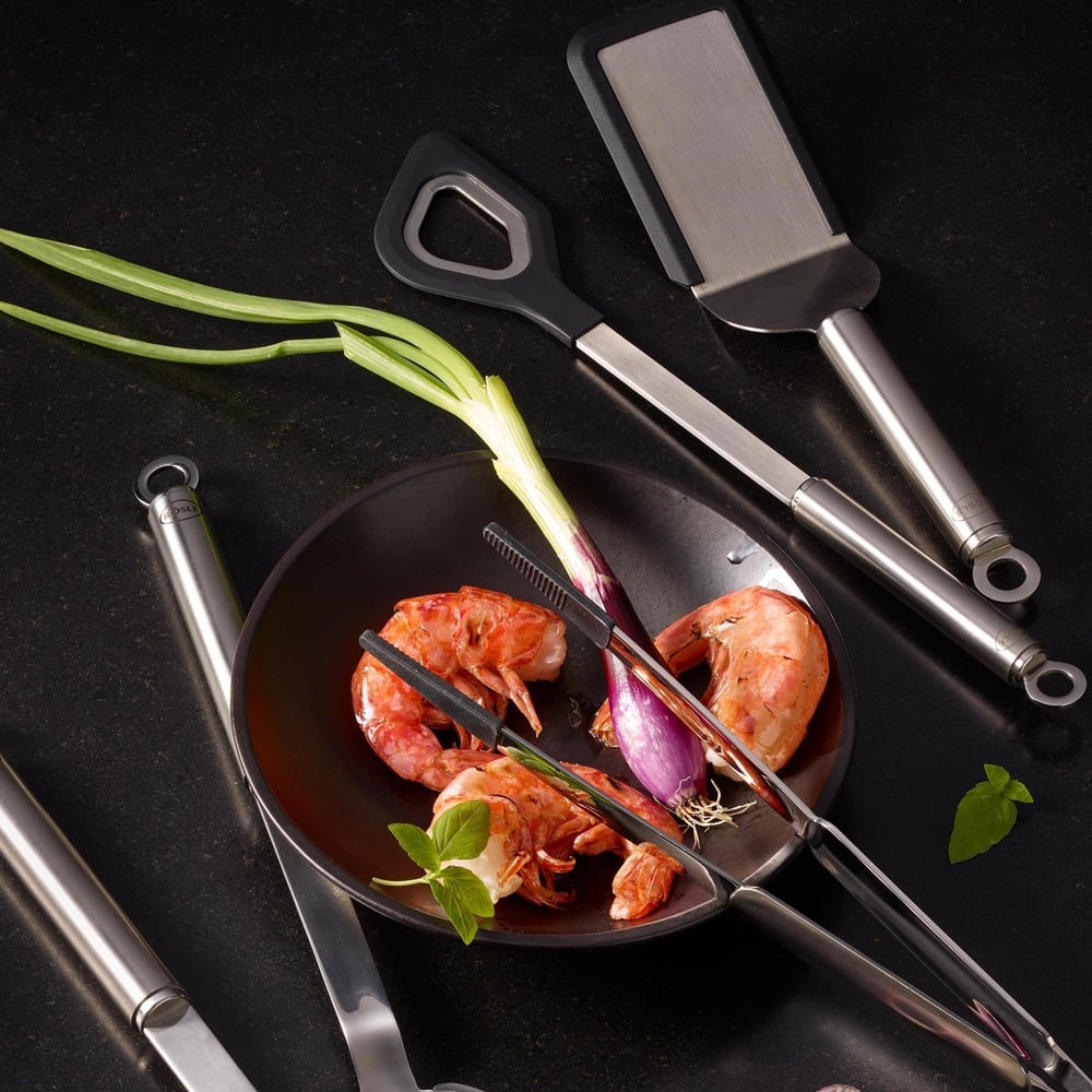 Silikon Uçlu Paslanmaz Çelik Spatula 26 cm