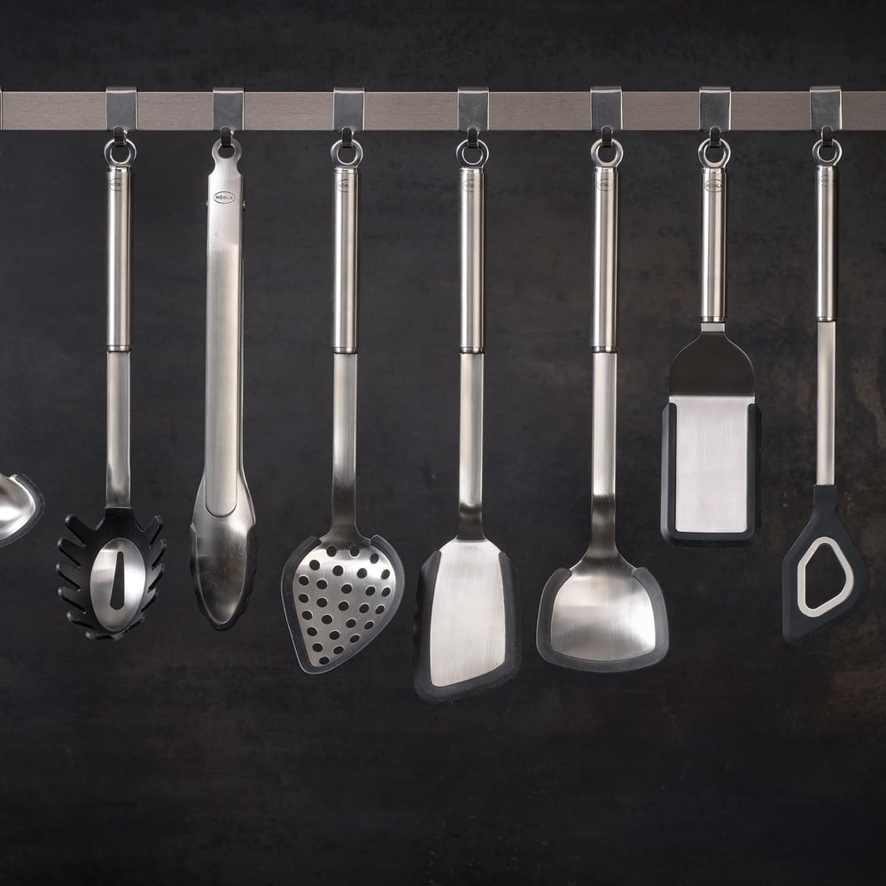Silikon Uçlu Paslanmaz Çelik Spatula 26 cm