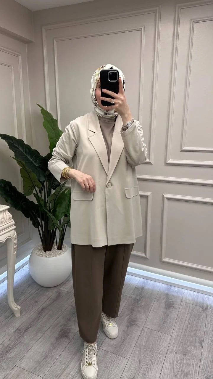 Ceremony 26Y878 Taş Tensel Lycell Blazer Ceket