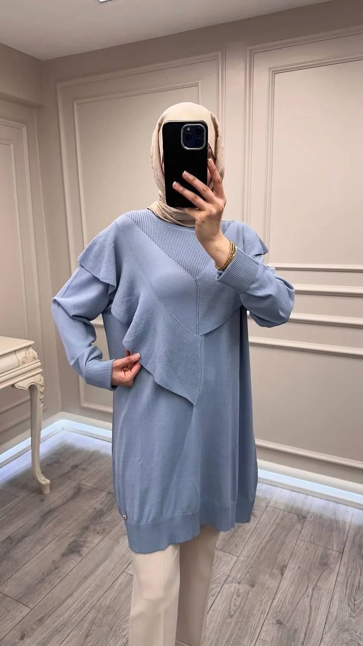 Ghisa 3620T4325 Mavi Merserize Tunik