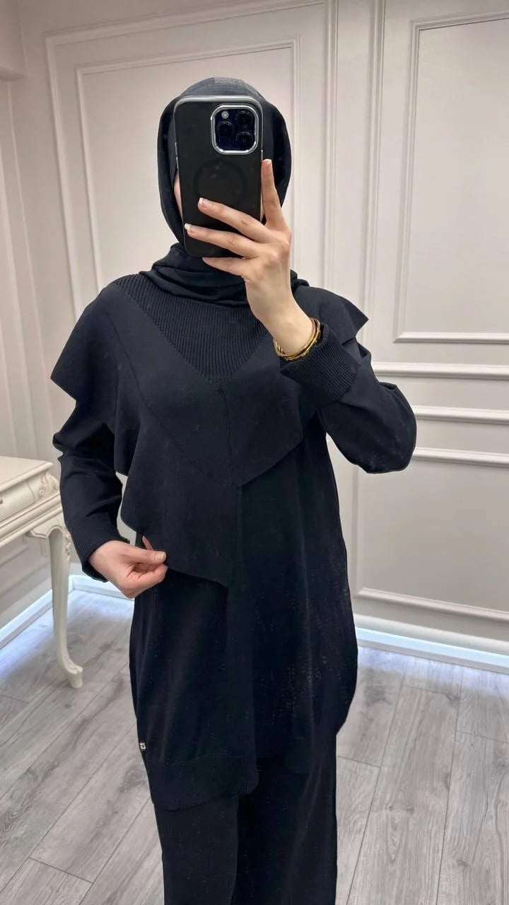 Ghisa 3620T4325 Siyah Merserize Tunik