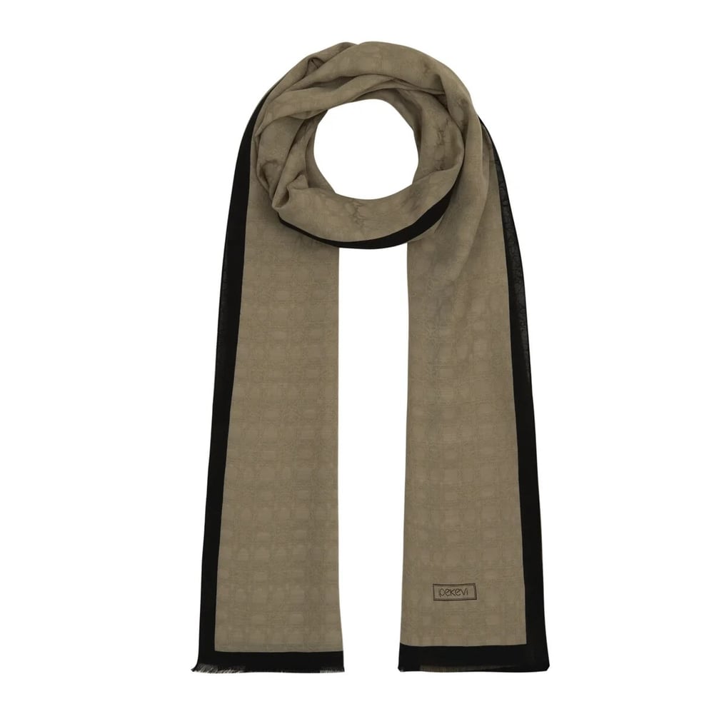 İpekevi 04356 Taş Dört Mevsim Monogram Şal