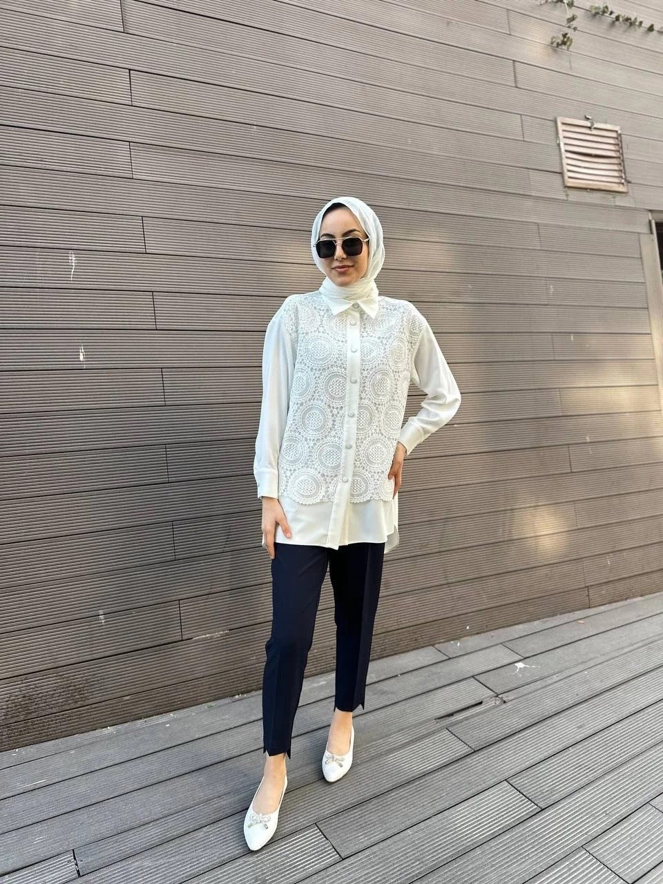 MY312 24S8190 Ekru Pul Payetli Tunik