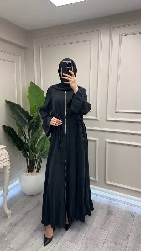 Misswhence 39506 Siyah Şal Detaylı Kap
