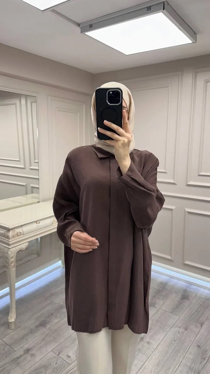 Nuss Triko 26Y3001 Kahve Gömlek