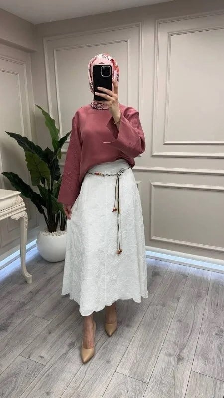 Venöve 26SSTUN0006 Gül Kurusu Yuna Tunik