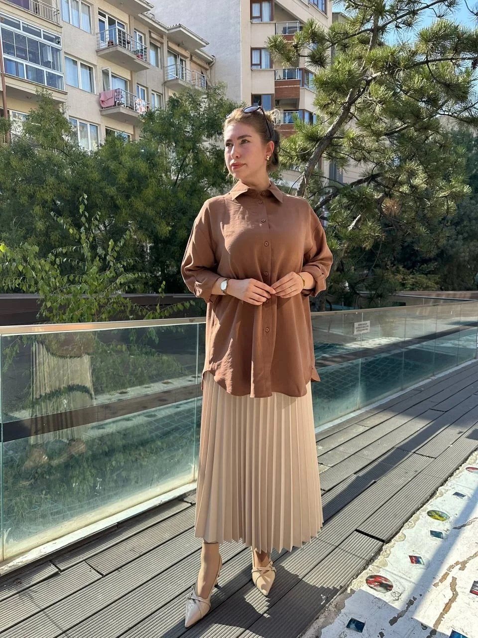 Zeynep Şule 11144 Taba Gömlek