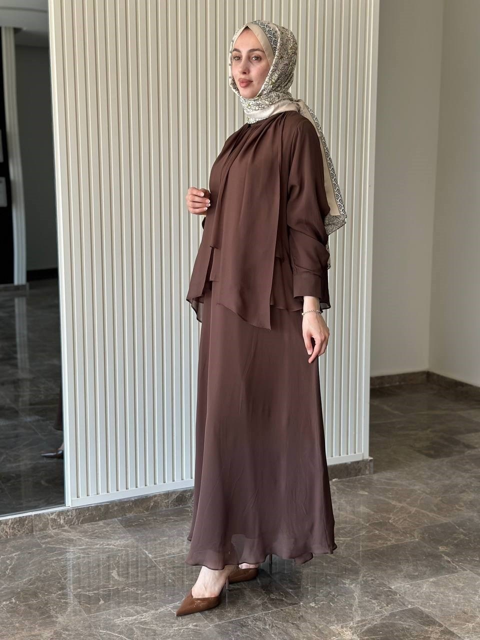 Ghisa 3610E4447 Kahve Elbise