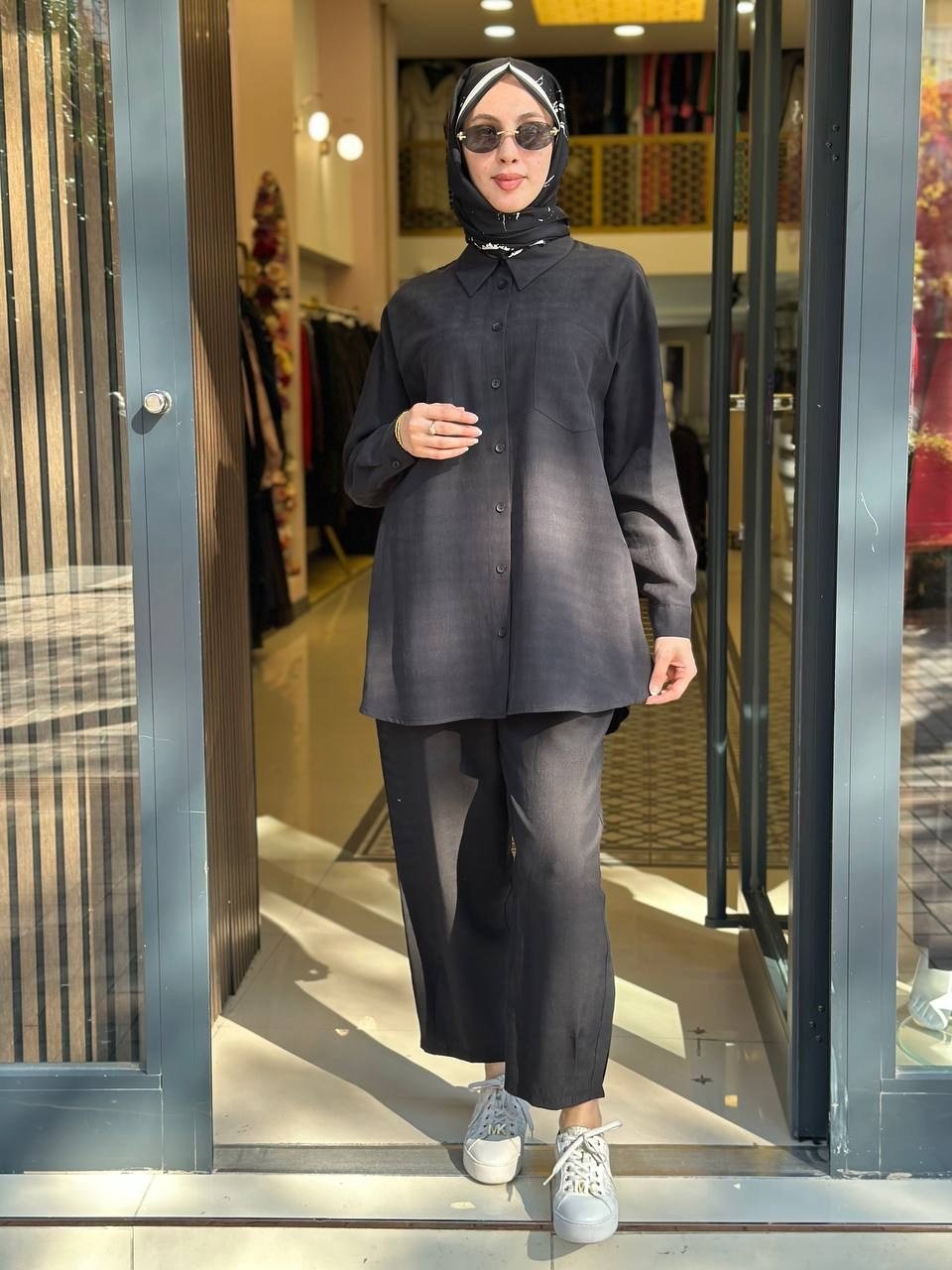 Nuss Triko 27K1092 Siyah Pantolonlu Takım