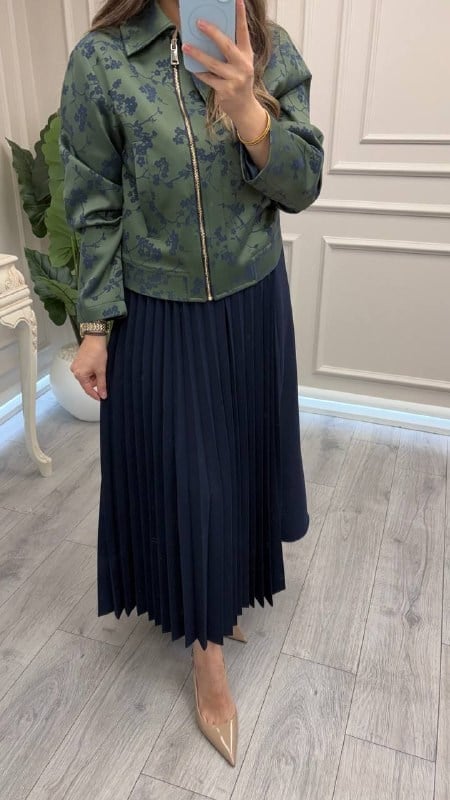 Venöve 27FWETE0002 Lacivert Calista Etek