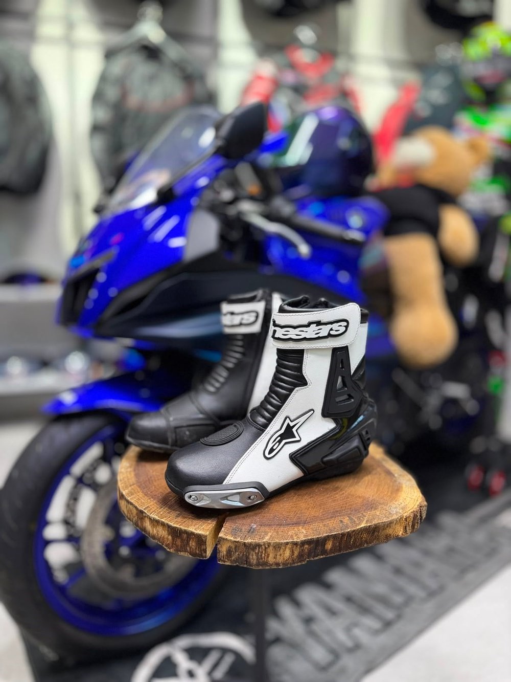 Alpinestars Deri Botu Beyaz