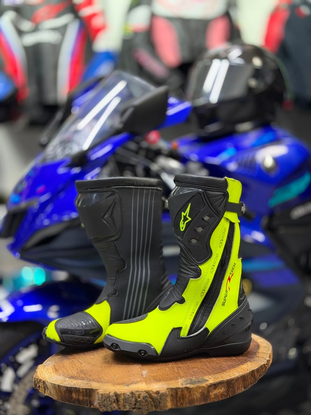 Alpinestars Deri Super Tech Sarı