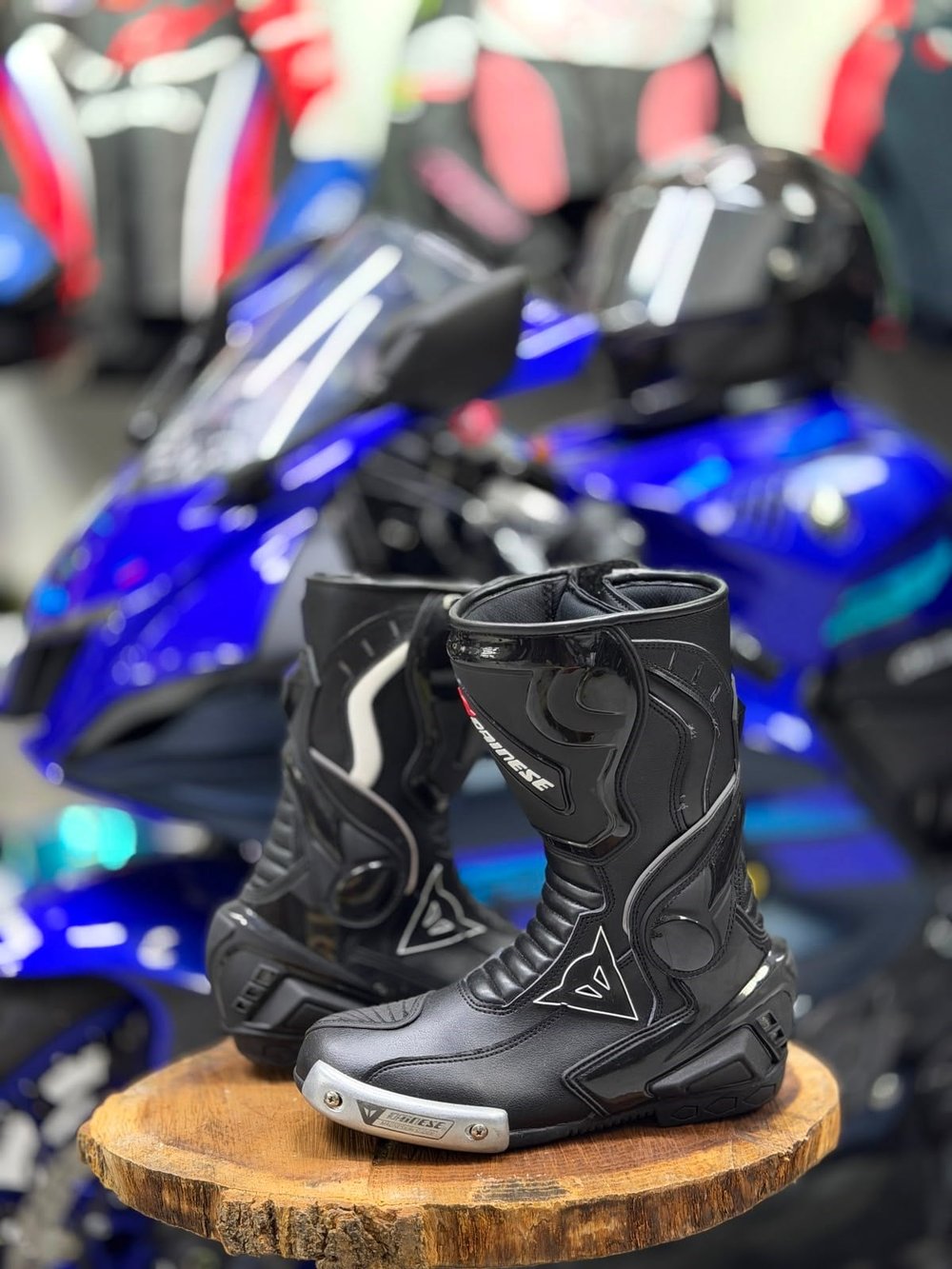 Dainese Deri Botu Full Siyah