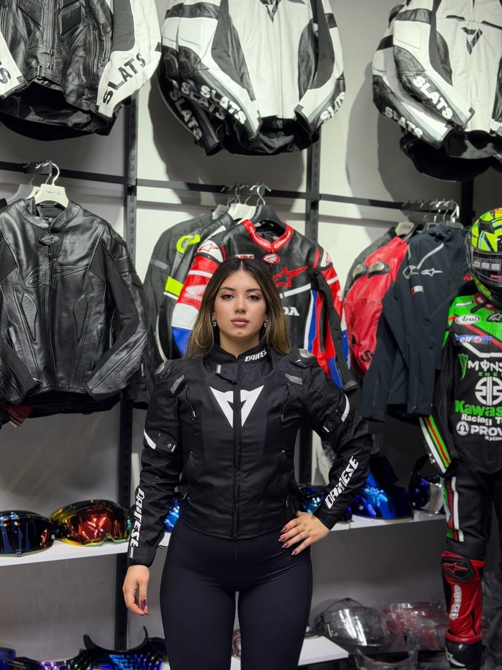 Dainese Kadın Kumaş Ceketi Siyah