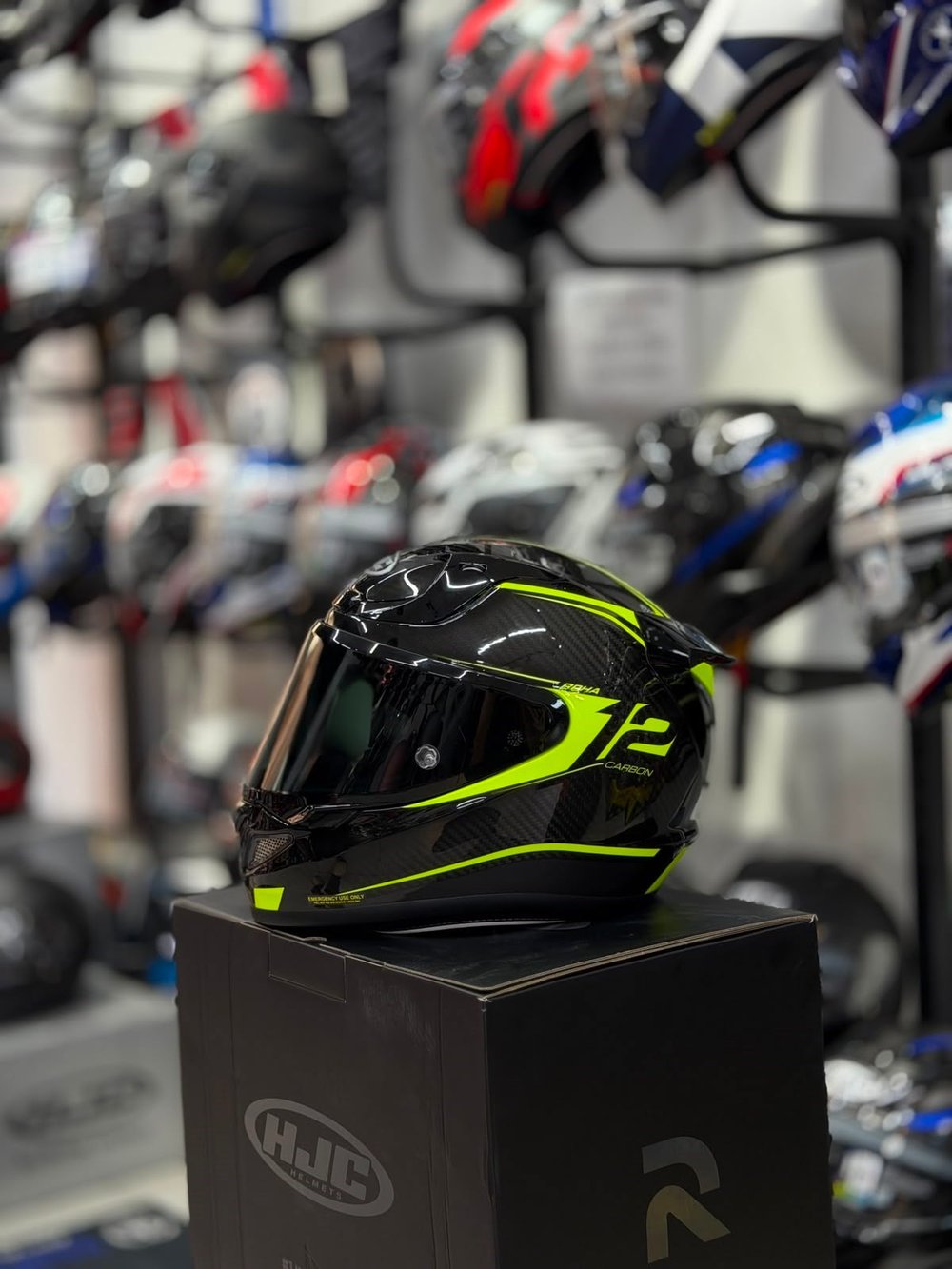 Hjc Rpha12 Kask Carbon Keres Mc3h