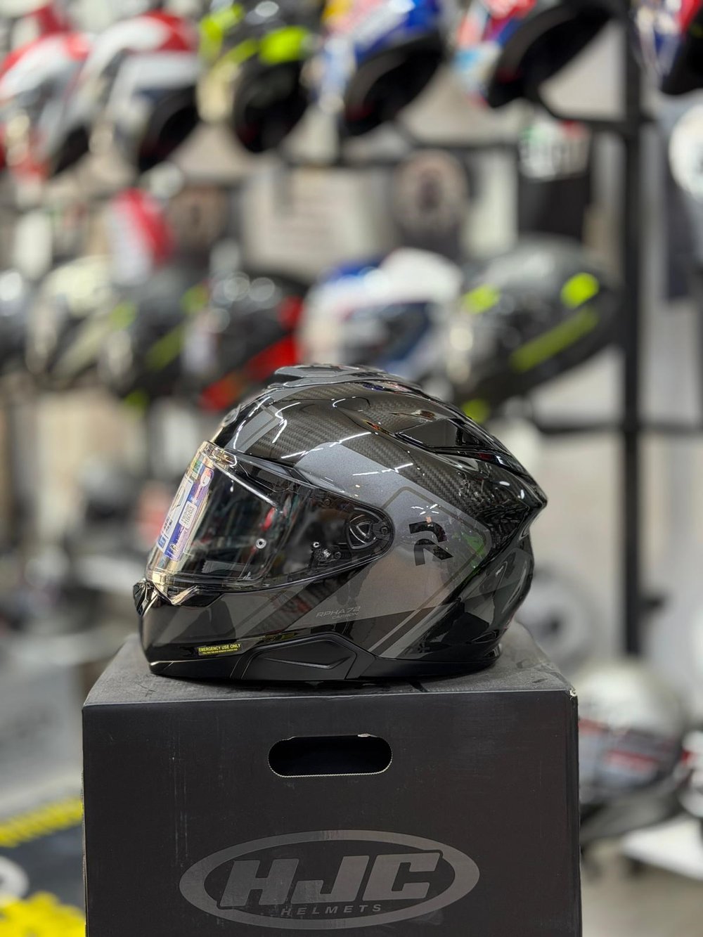 HJC RPHA72 Carbon Fynex MC5 Kapalı Motosiklet Kaskı 