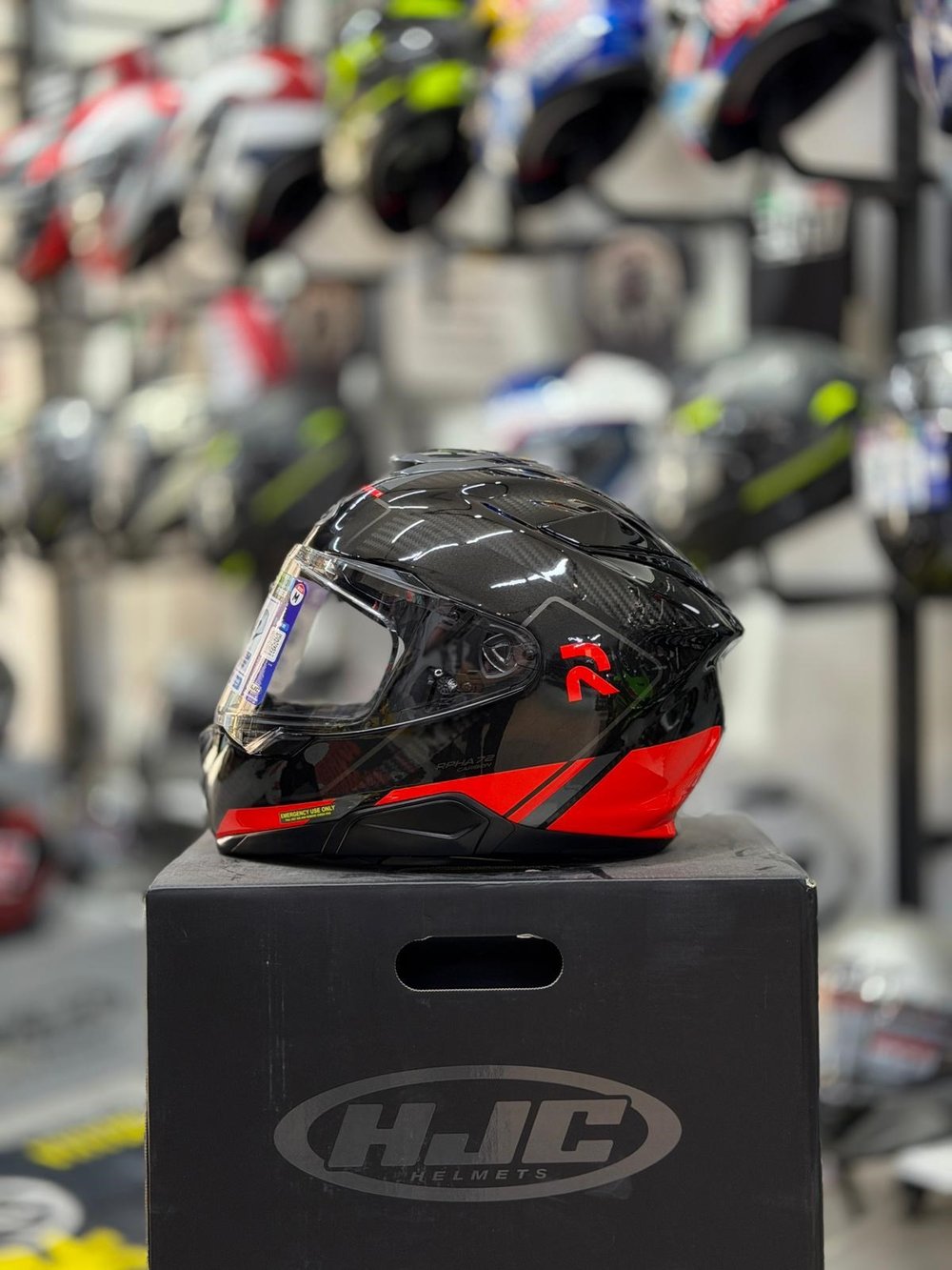 HJC RPHA72 Carbon Fynex MC5 Kapalı Motosiklet Kaskı