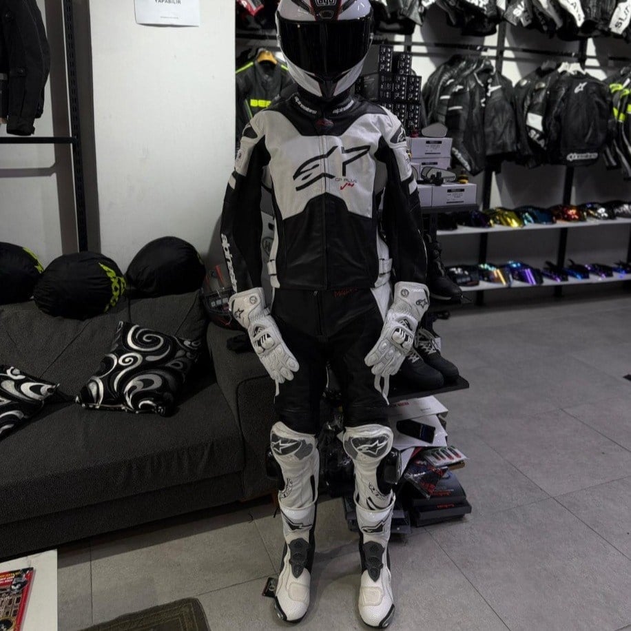lpinestars Deri Çift Parça Tulum